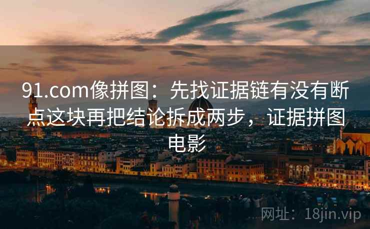 91.com像拼图：先找证据链有没有断点这块再把结论拆成两步，证据拼图电影  第2张